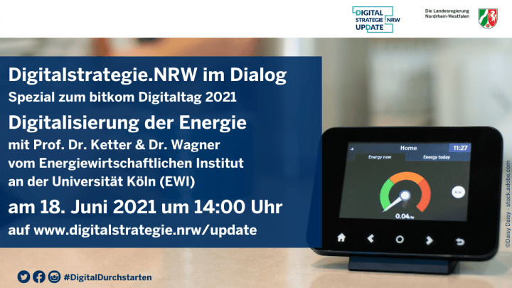 Digitalstrategie.NRW in dialog at Digitaltag 2021