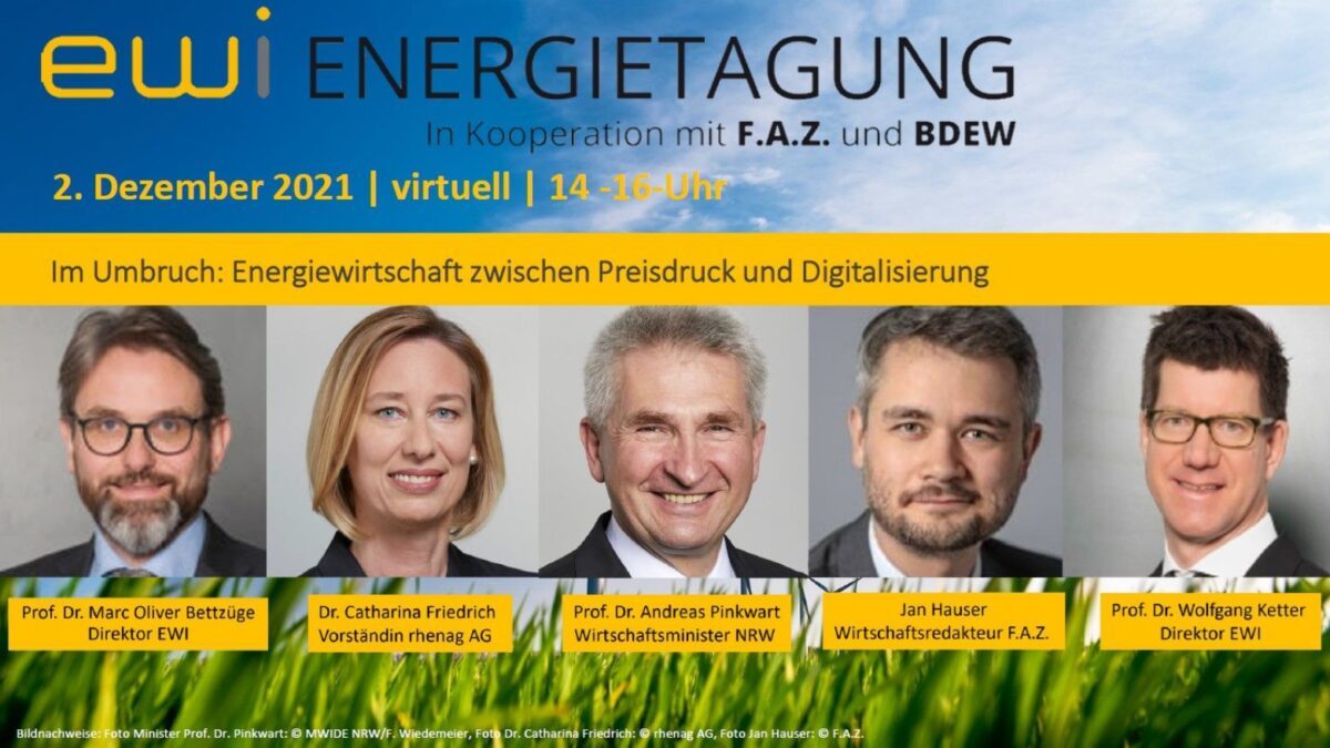 EWI Energy Summit: Energy Prices and Digitalization
