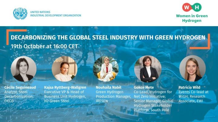 Dekarbonisierung der globalen Stahlindustrie mit grünem Wasserstoff