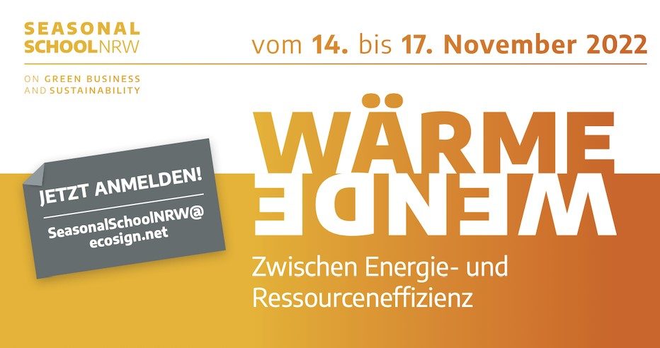 Seasonal School NRW on Green Business and Sustainability 2022