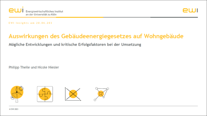 EWI-Insights: Aktueller GEG-Entwurf und geplante Anpassungen