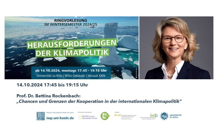 Lecture series “Challenges in climate policy”